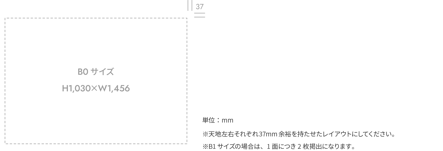 掲出サイズ