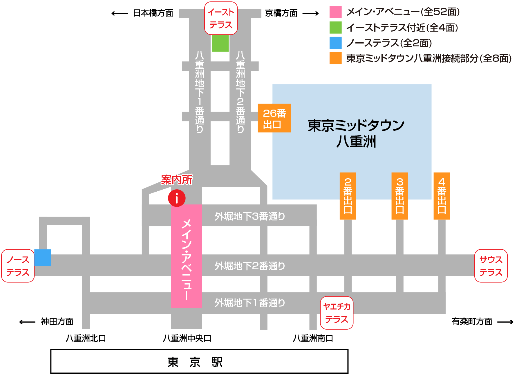 掲出位置図